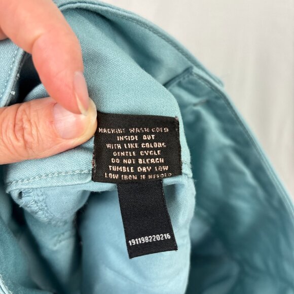 Tinseltown High-Rise Shorts Junior Size 7 Sea Foam Green Stretch Casual - Picture 10 of 13